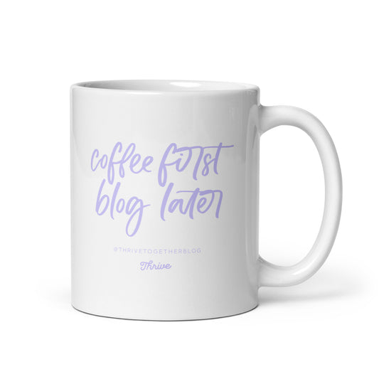 Coffee First Mug - 11oz